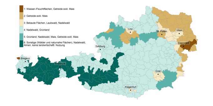 AGES Land use Austria (Enlarges Image in Dialog Window)