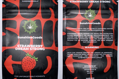 SunshineGoods - Strawberry Dream STRONG Verpackung SunshineGoods - Strawberry Dream STRONG Verpackung