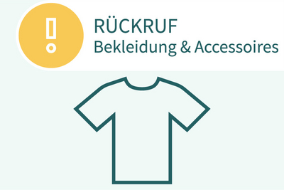 © AGES Rückruf Bekleidung und Accessoires