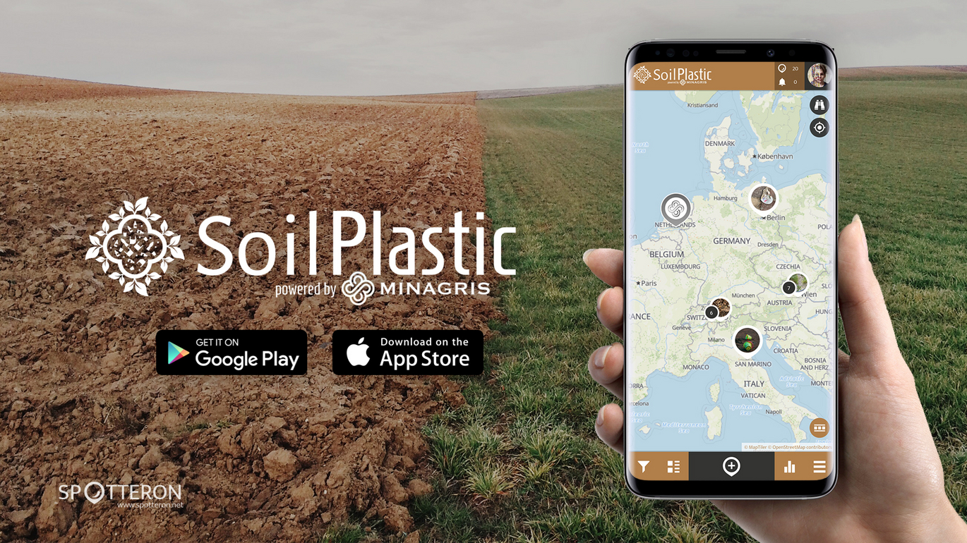 Promo für SoilPlastic App